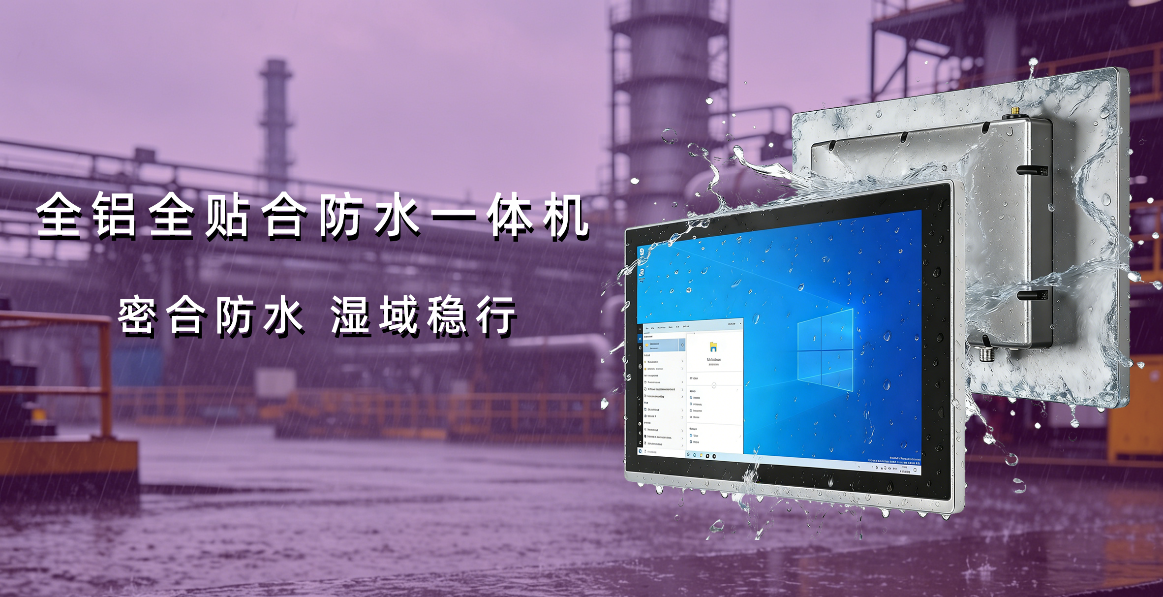 震撼来袭！全铝防水一体机：高湿不怕，防水无忧，适配多行业涉水场景！
